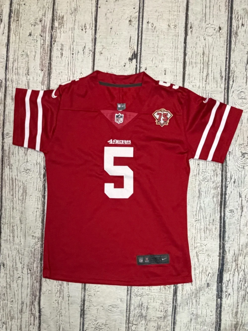 Trey Lance San Francisco 49ers NFL Football Stitched Boys Youth Kids Jersey